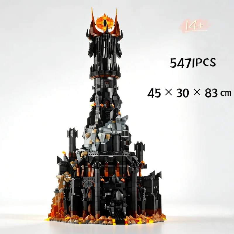 

В наличии: Черная башня Dark Tower, 5471 деталь, креативный конструктор MOC 10333, наборы строительных блоков, игрушки для детей и взрослых, подарки на праздники и Рождество