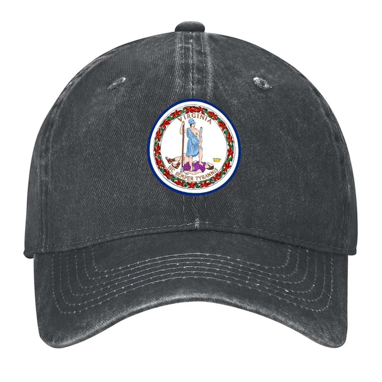 

Virginia State Flag Baseball Cap Beach Outing Anime Hat black Brand Man cap Luxury Woman Men's