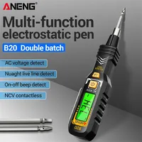 ANENG B20 Voltage Meters Insulated Double Head Tester Pen Dual-use Screwdriver Multimeter Slotted+Phillips Portable Repair Tools