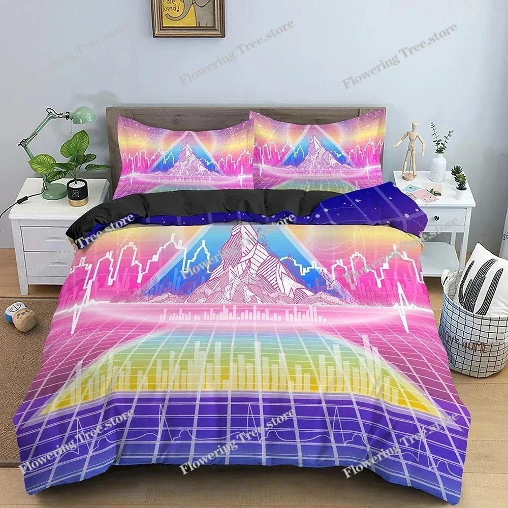 3D Dreamcatcher Duvet Cover Set Abstract Sunset Bedding Set Comforter Cover Single Twin King Queen With Pillowcase Bedclothes