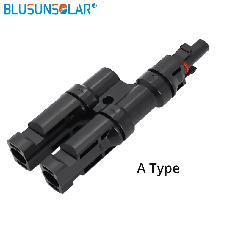 2 to 1 T Branch PV Connector TUV Approved PP0 2.5mm sq~6.0mm IP67 1500V UL94-V0 CE Approved