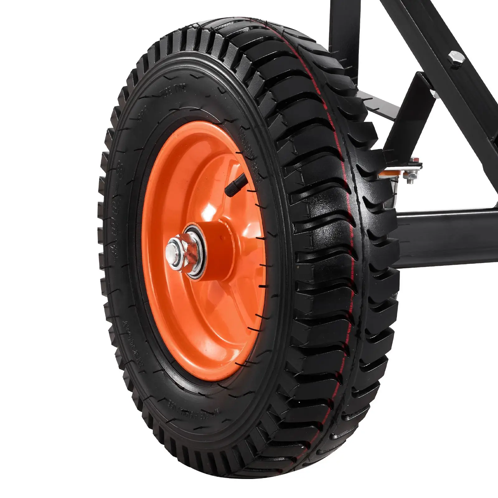 Heavy-Duty Trailer Dolly, 1200lbs Tongue Weight Capacity, Carbon Steel Mover with 2 inch Ball, 15.2 inch Pneumatic Tires