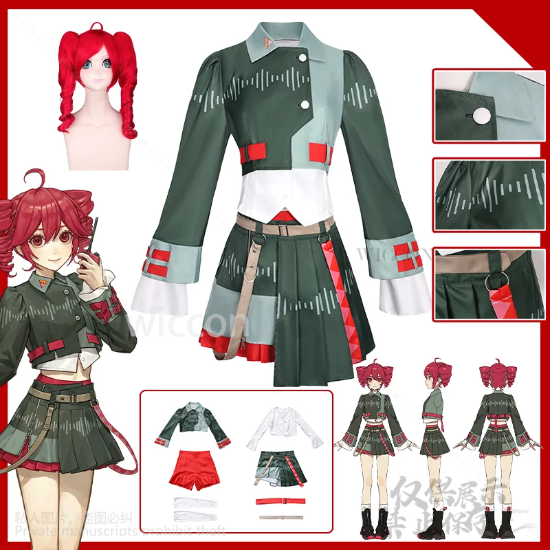 

Kasane Tetoo Косплей Vtuber Youtuber Аниме Новый костюм вру Somaliland aand Synthesizer Dress Sexy Kawaii Lolita Wig Jirai Kei Girls Индивидуальные