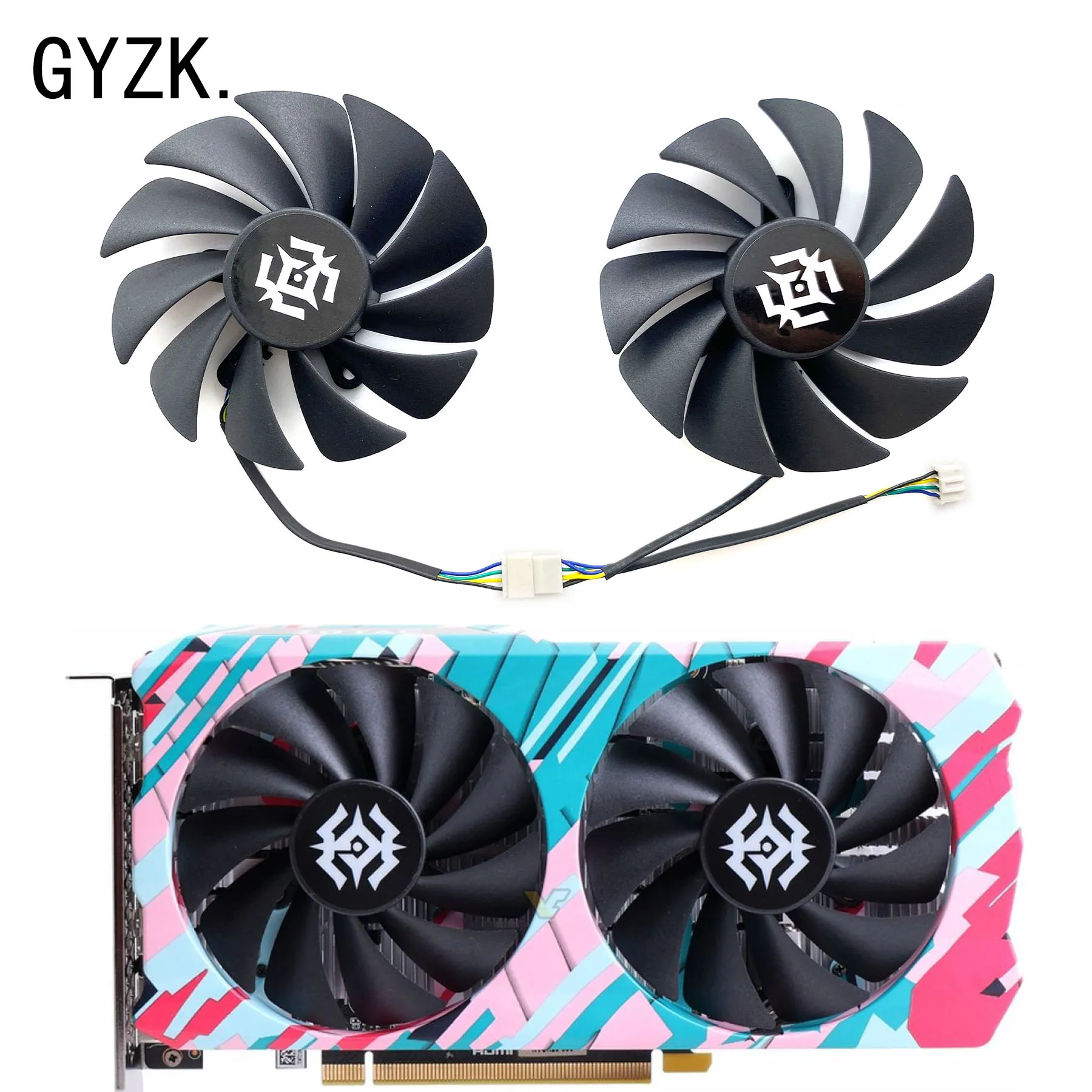 New For ZOTAC GeForce RTX4060 8GB X-GAMING OC Graphics Card Replacement Fan GA92S2U