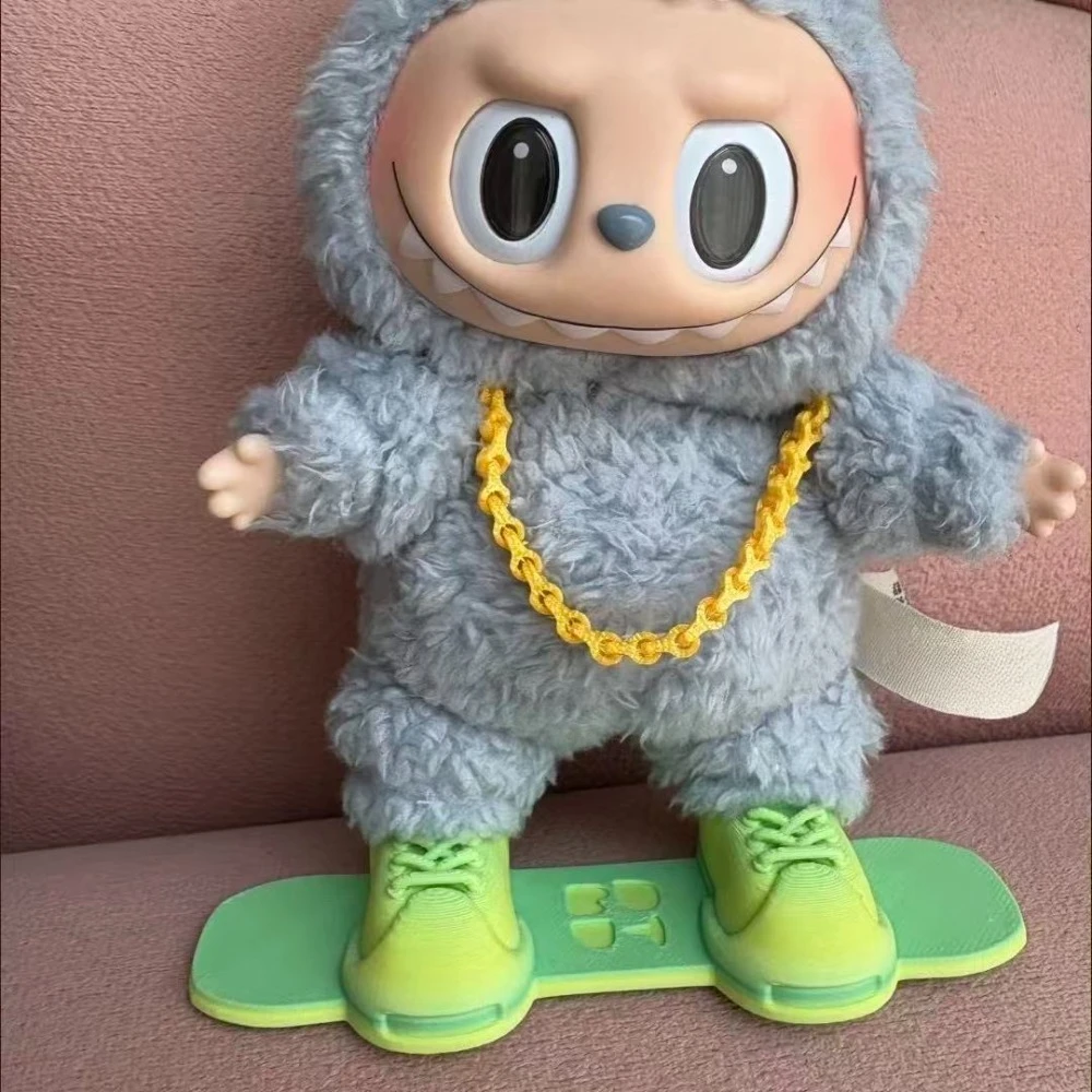 

Snowboard Matching Milk Tea Water Cup for 17cm Ropa Labubu Trendy Outfit Fashion Style Essential for Skiing Fashion Gift