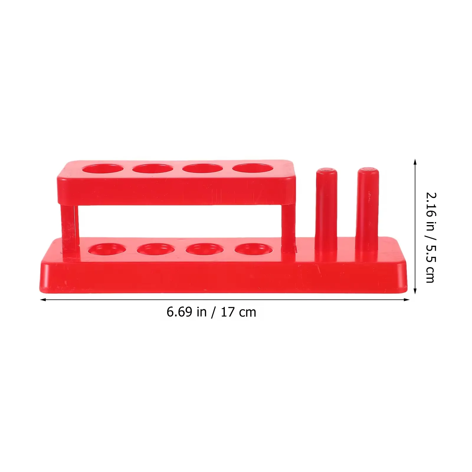 1 Set student Test Tube Set Plastic Test Tubes Droppers Test Tube Rack Science toy 6 Test Tube 1 test Rack is Random Color