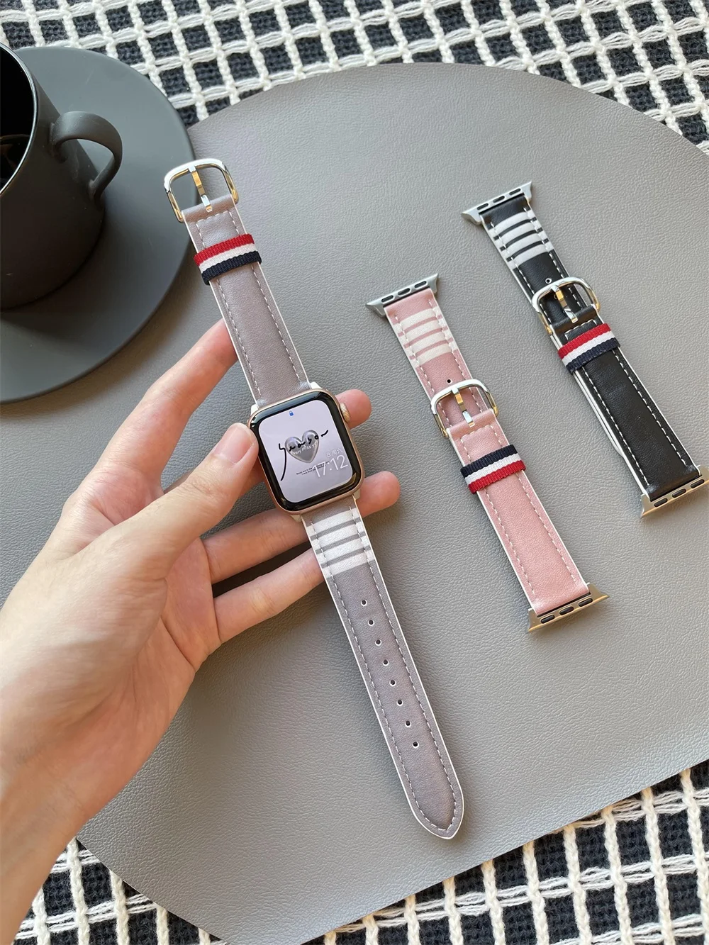 Prawdziwy skórzany pasek do Apple Watch Band Ultra-2 49mm 41mm 45mm 40mm 44mm Retro pętla bransoletka iwatch seria 9 8 7 6 5 4 3 SE