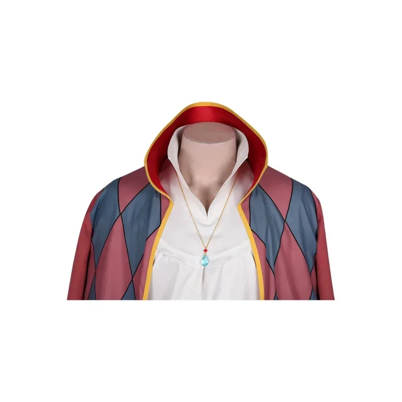 Pakaian Jubah Kostum Cosplay Film Howl's 9P2VEA34 Moving Castle-Howl Setelan Karnaval Halloween