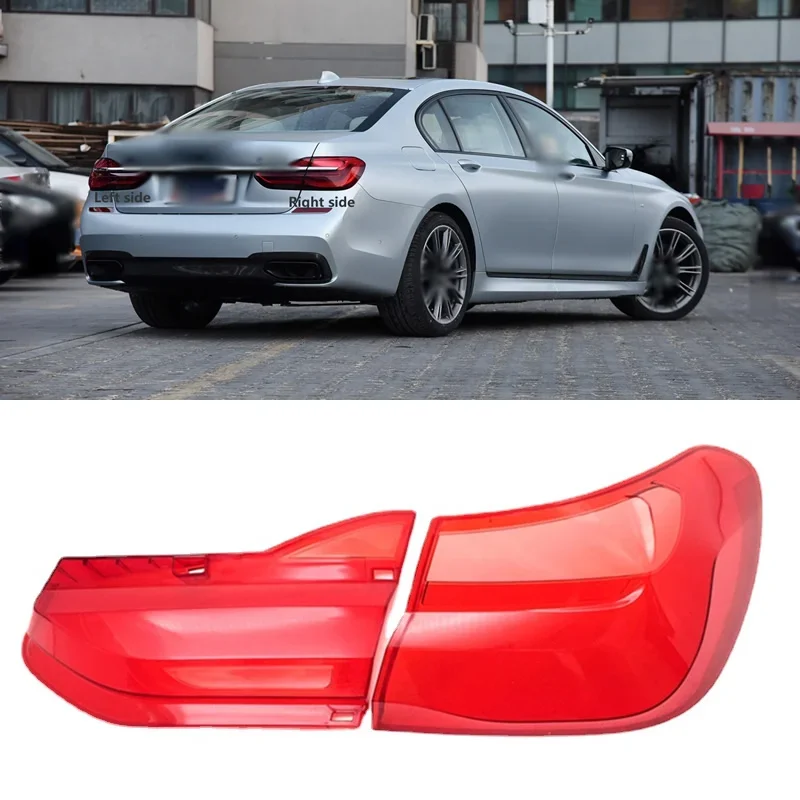 

for BMW 7 Series 2016-2018 Car Rear Taillight Shell Brake Lights Shell Replace Auto Rear Shell Cover Lampshade