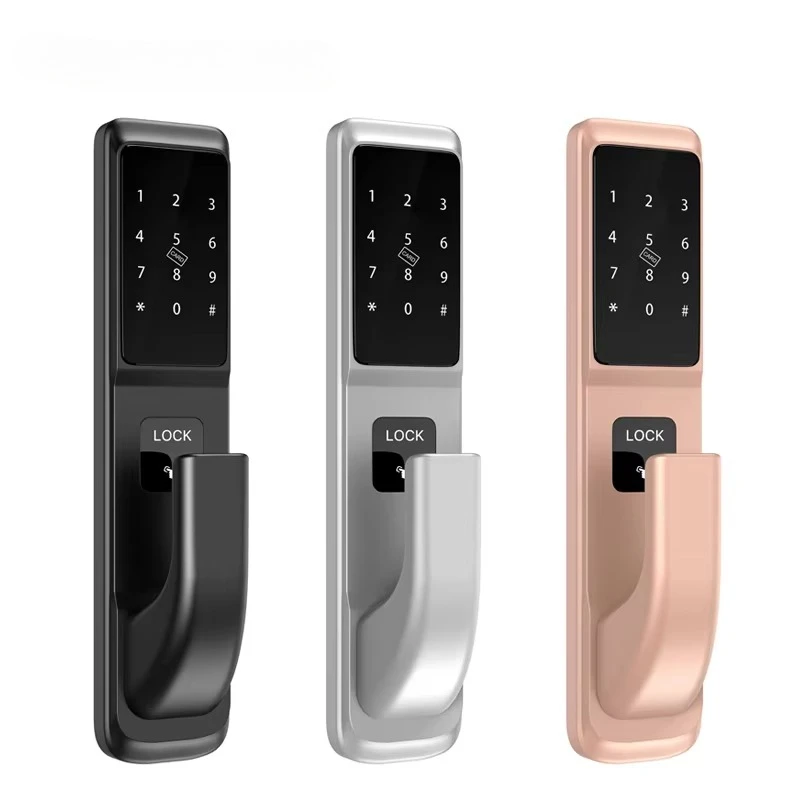 

2025 New Electronic Security Smart Tt Lock App Wifi Digital Code Ic Card Biometric Fingerprint Door Lock for Home