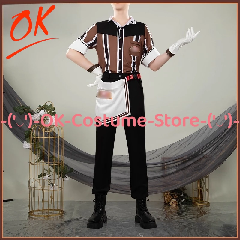 

[Customized Size] Twisted Wonderland C&D Restaurant Kathy Azul Lilia Cosplay Costume Game Character Outfit Party Uniform Suit