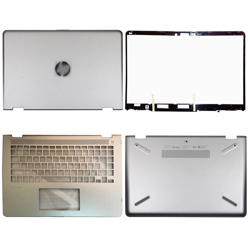 

Back cover for laptop lcd, bottom cover for hp pilot x360 14-ba 14t 14m-ba series 924269-001 924273-001 924272-001 924274-001