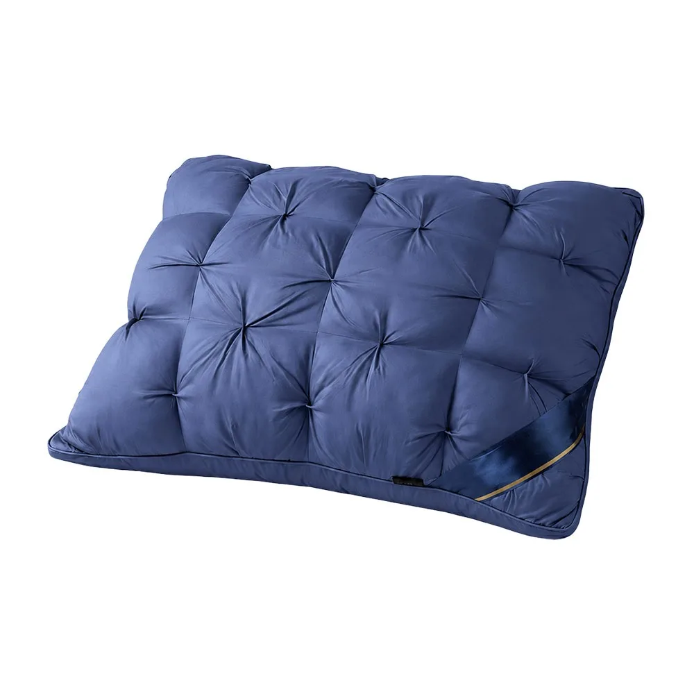 Comfortable 48 × 74cm Sleeping Bed Pillow Soft Breathable Pillow Insert Twisted Flower No Collapse Pillow Inner Home Use