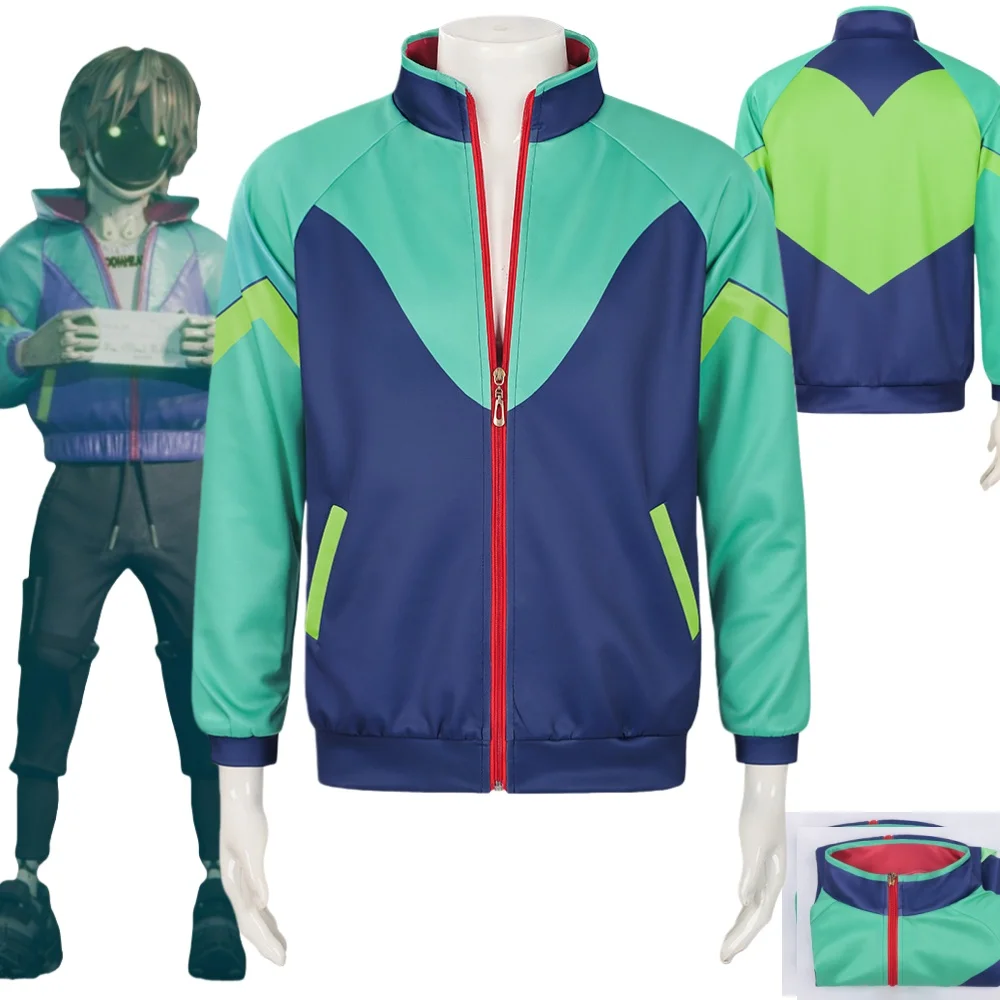 Disfraz de Cosplay de Anime Ginga Tokkyuu Milky Subway Max O'Donald Maccallister, Abrigo para Fiesta de Navidad y Halloween