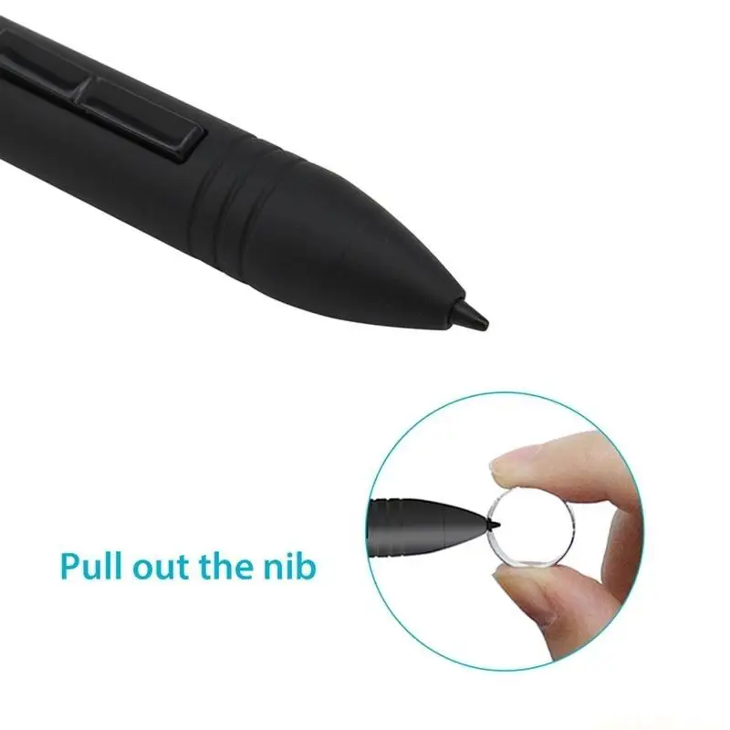 P80 Rechargeable Pen Digitizer Pen Digital Pen for Graphics Drawing Tablet