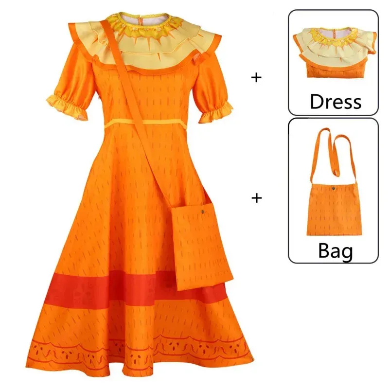 Bear's Home Cosl120 Encanto mirantione Adunt Pepa أزياء تنكرية للأطفال والبنات ملابس أنيمي جديدة 2025