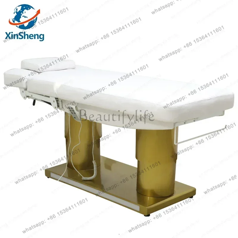 

D14Beauty Care Bed Electric Lift Adjustable Massage Table Beauty Salon Furniture & Equipment Nursing Service Chair