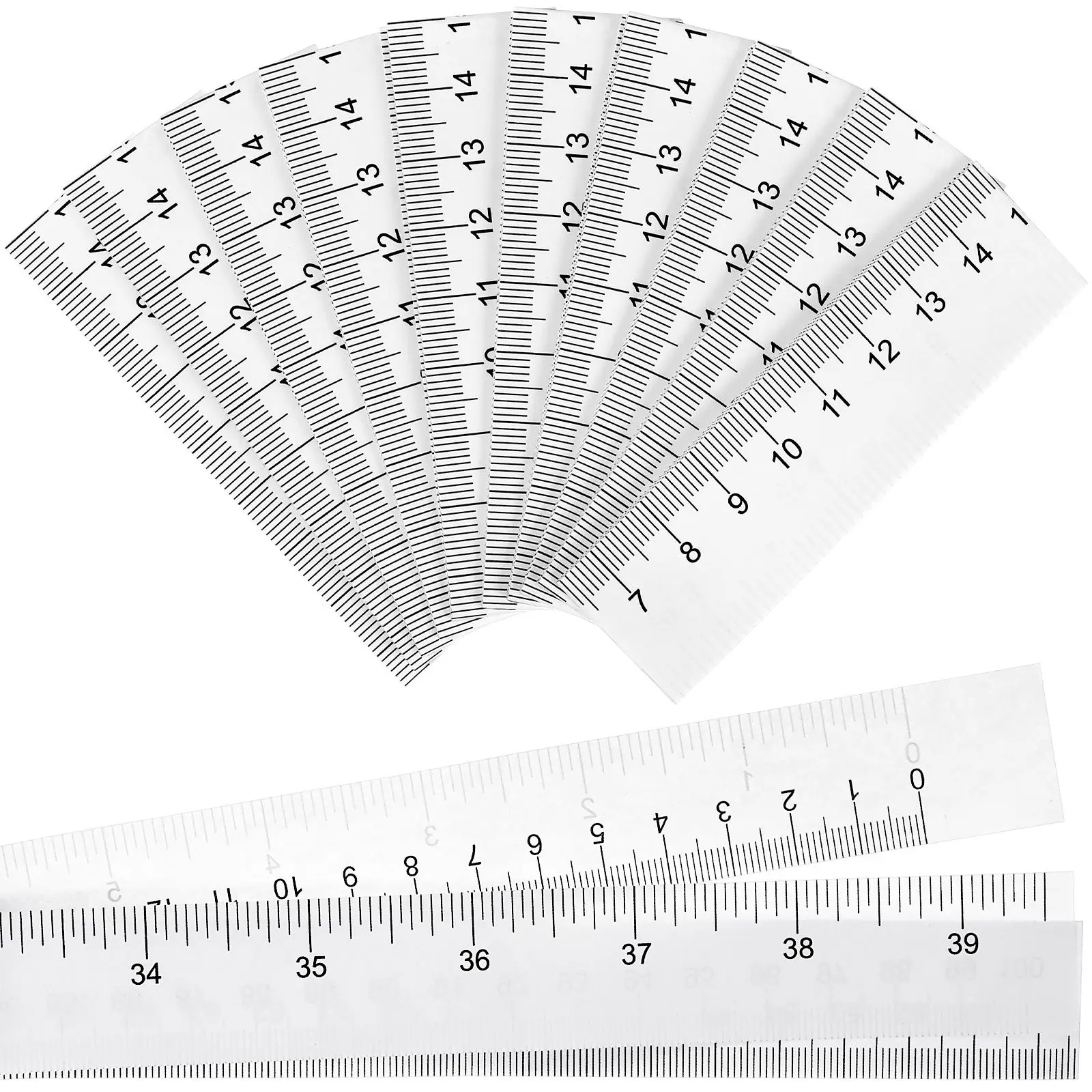 

100 pcs Paper Measuring Tape Ruler 1M White Disposable Body Wound Measure Cm Tape Measure Sewing Flexible Ruler