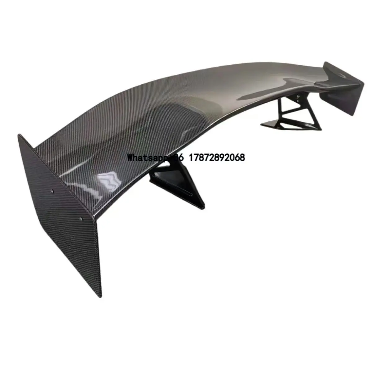 APR Style Wet Carbon Fiber Rear Spoiler for 2009-2021 Nissan GT-R R35 (Carbon Black) High Performance