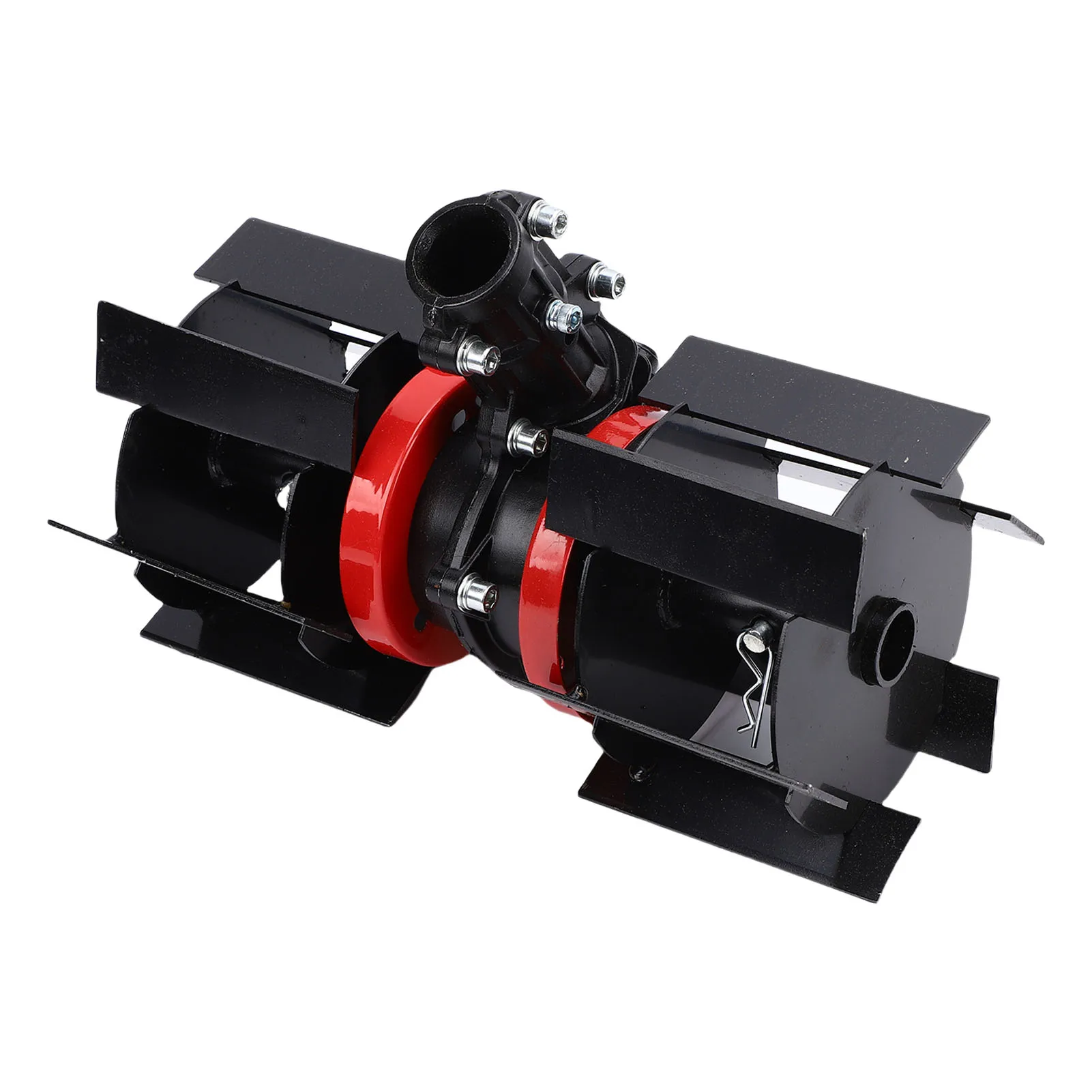 7 Zähne Universal-Mäher-Unkrautrad zum Lösen des Bodens, Gartenzubehör zum Lösen von Graben, 26 mm Rohr-Innendurchmesser