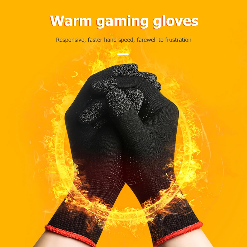 

Touch Game Controller Non-Scratch Hand Cover Gaming Finger Gloves Fingertip Gloves Game Finger Cover Gaming Thumb Sleeve