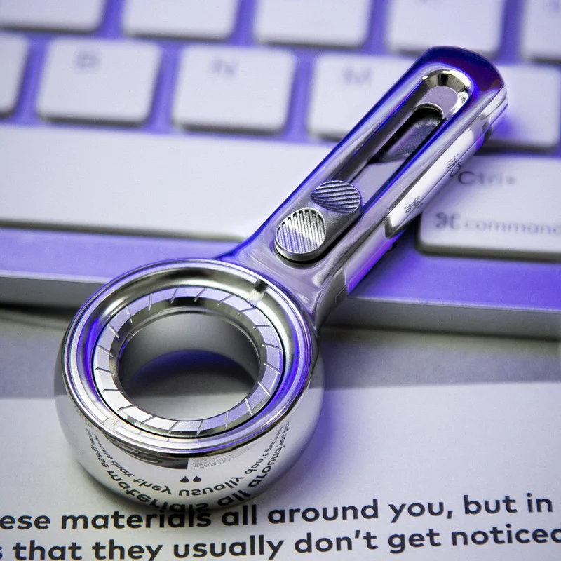 الميكانيكية المنزلق تململ الأسطوانة سبينر سكين الفقرة الدائري 4IN1 دفع لوحة EDC المعادن لعبة لتخفيف الضغط الكبار مكافحة القلق #5