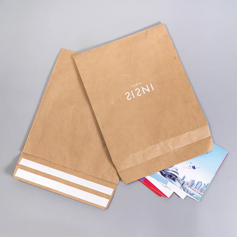 Personalizado. Saco autoadesivo de papel Kraft de fábrica Envelope-Border Papel Kraft ambiental Expr