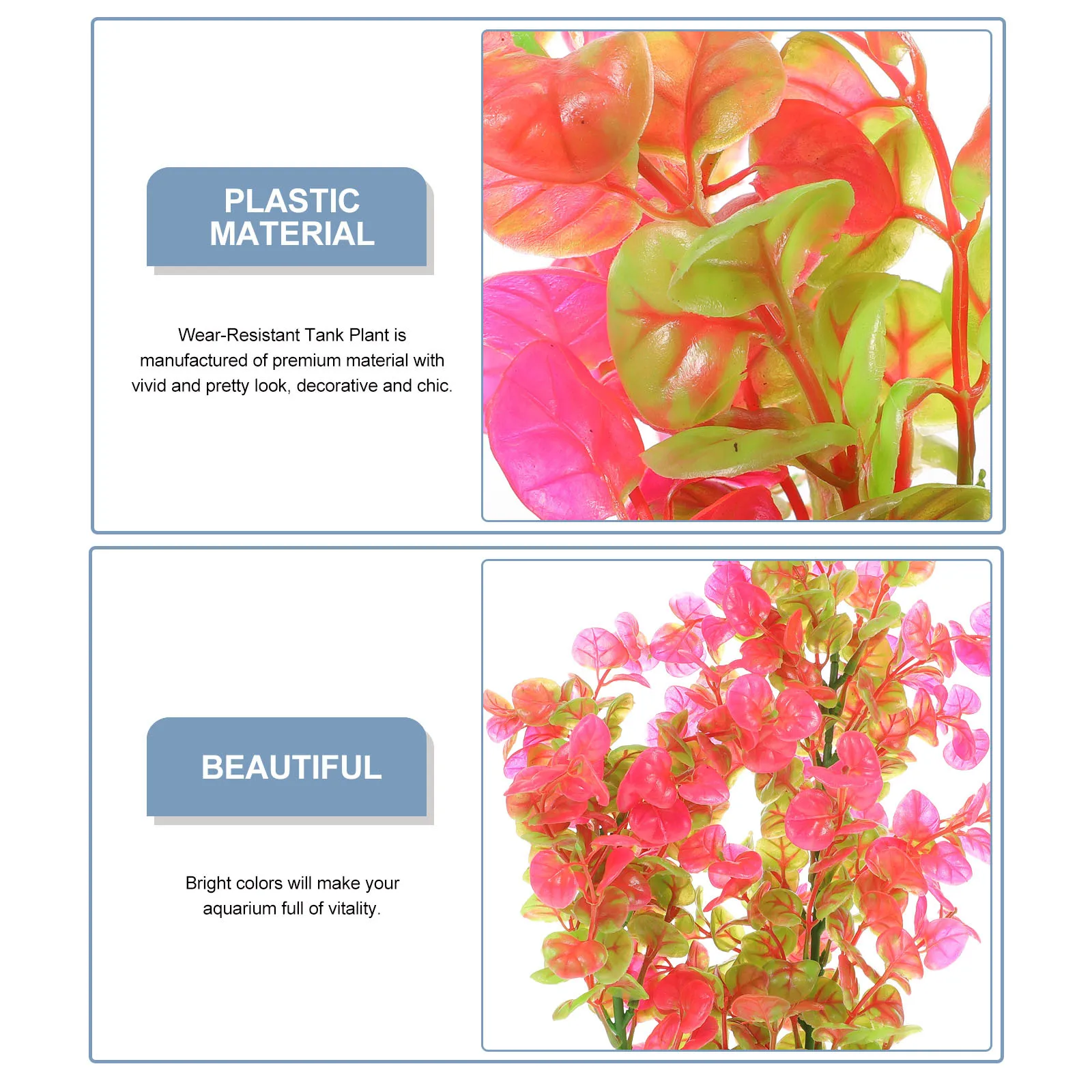 

Artificial Aquarium Grass Wear Resistant Creative Tank Plant DIY Decorative Landscape Grass for Underwater Fish Tank