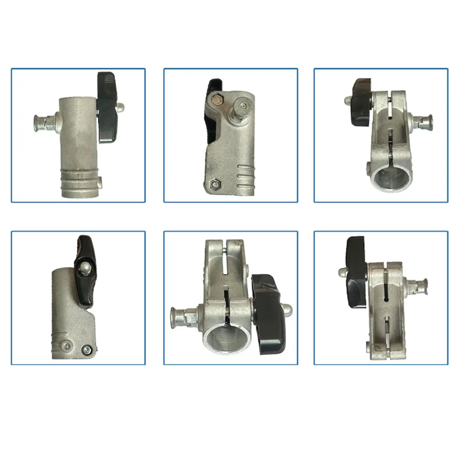 Lawn Mower Aluminium Tube Quick Coupler 28mm Metal Shaft Connector Secure Fit Extension Part for Cutter
