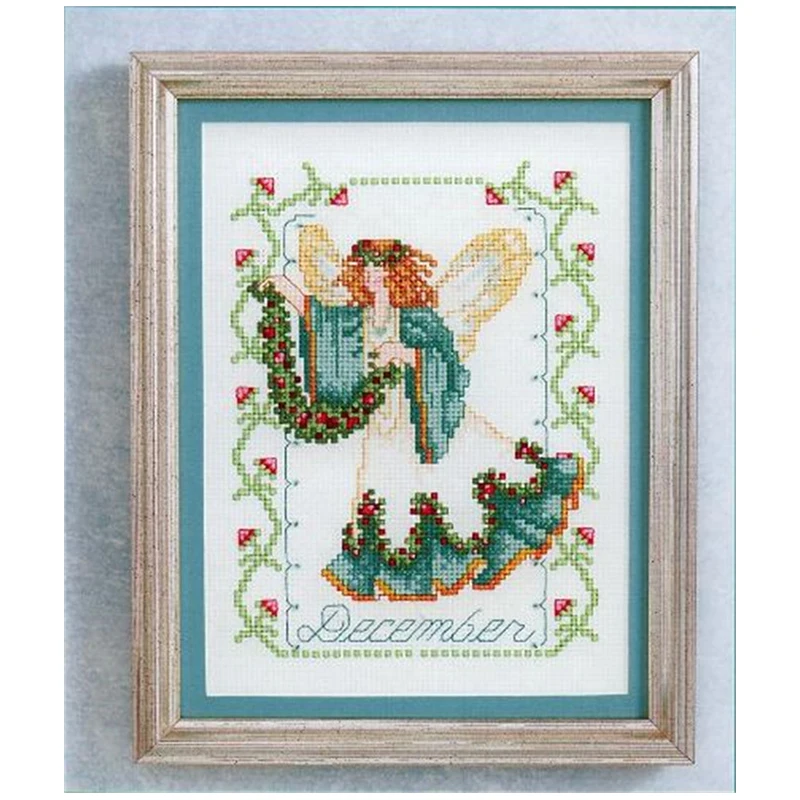 3453 çapraz dikiş kiti çapraz dikiş noel ürünleri promosyon Homfun Stich DIY zanaat nakış kumaş iplik seti hobi yetişkin
