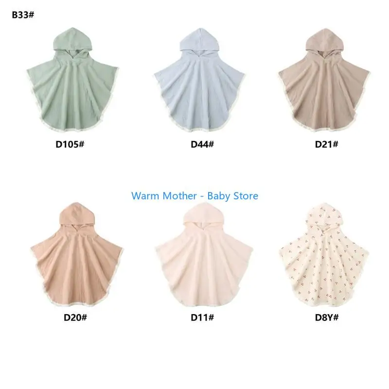 قماط القطن التفاف الكرتون الطفل البشكير منشفة نمط جميل Cloark الرأس 57QE