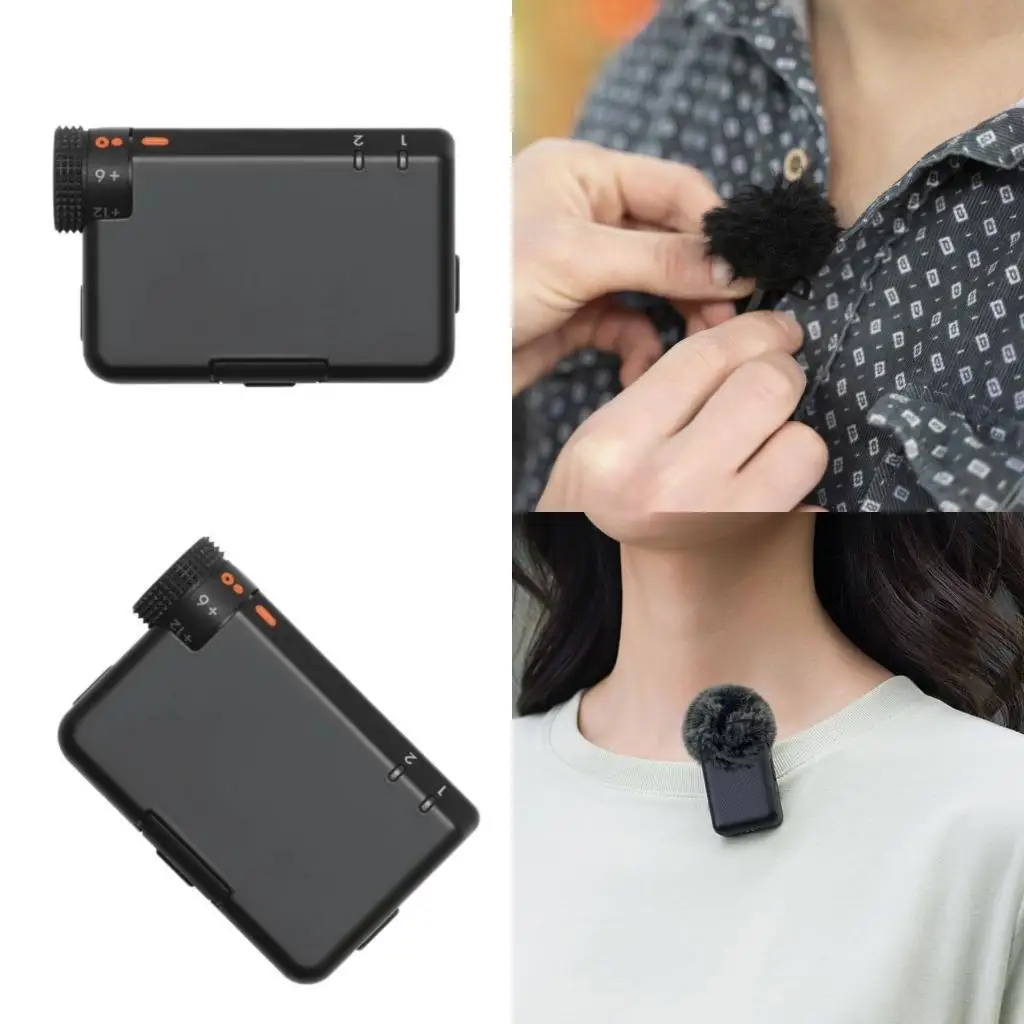 

B03F Мини-беспроводной микрофонный приемник Высококачественный звук 24-битная звуковая камера Smartests с шумоподавлением