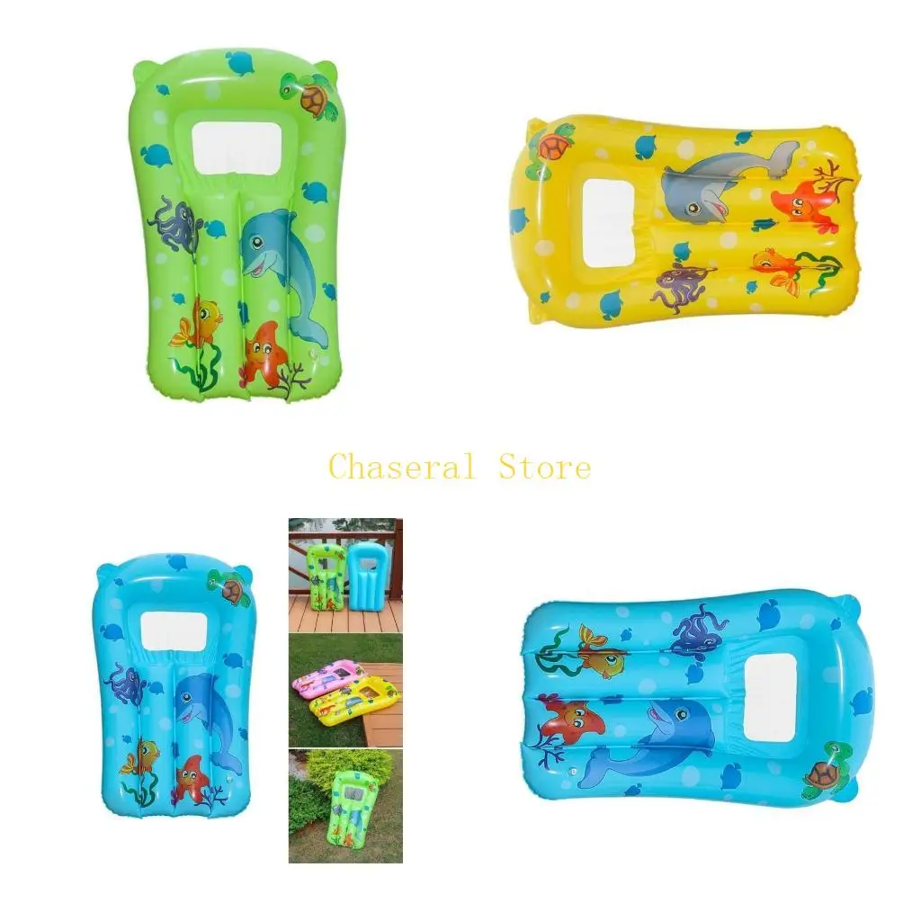 E7CE เล่นน้ำลอยของเล่นสำหรับเด็กหนา NonLeakage เด็กลอยน้ำ Raft