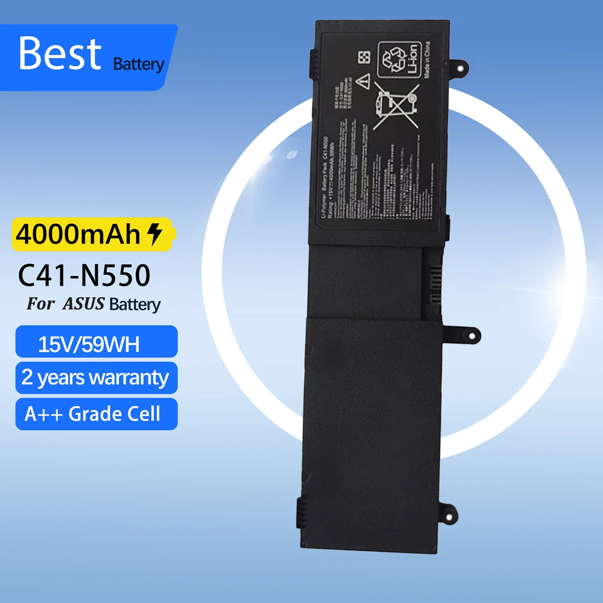 

C41-N550 Аккумулятор для ноутбука ASUS N550 N550J N550JA N550JV N550JK Q550L Q550LF N550X47JV G550JK G550JK
