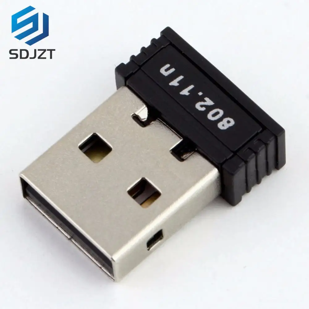 

150Mbps Mini USB WiFi Adapter Dongle 802.11b/g/n Wireless Network Card LAN Adapter for Raspberry pi Laptop Desktop Computer 1 PC