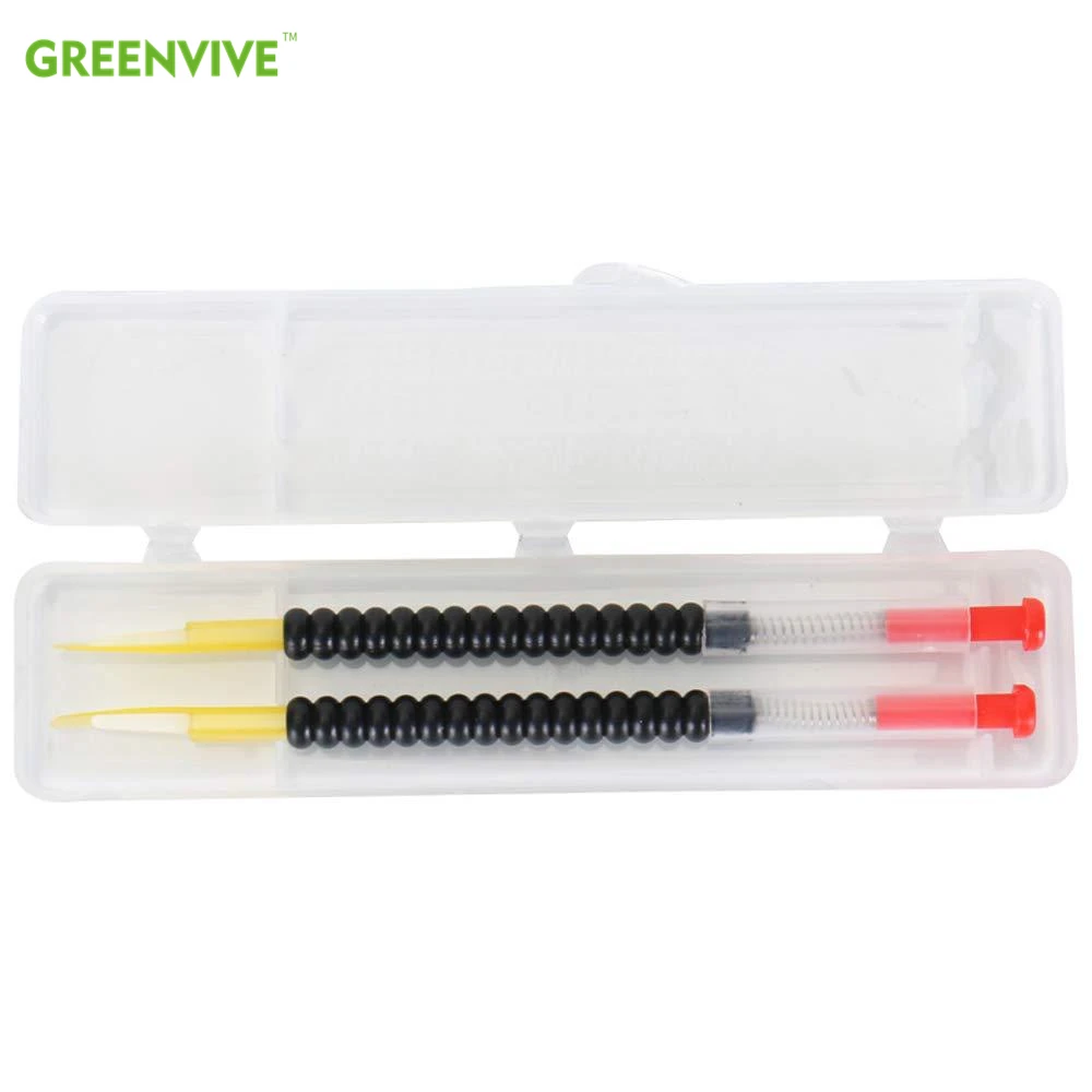 

4PCS Eggs Rearing Move Needle Shift Spring Retractable Bees Insect Transferring Needle Grafting Tool Bee Queen Equipment Larva