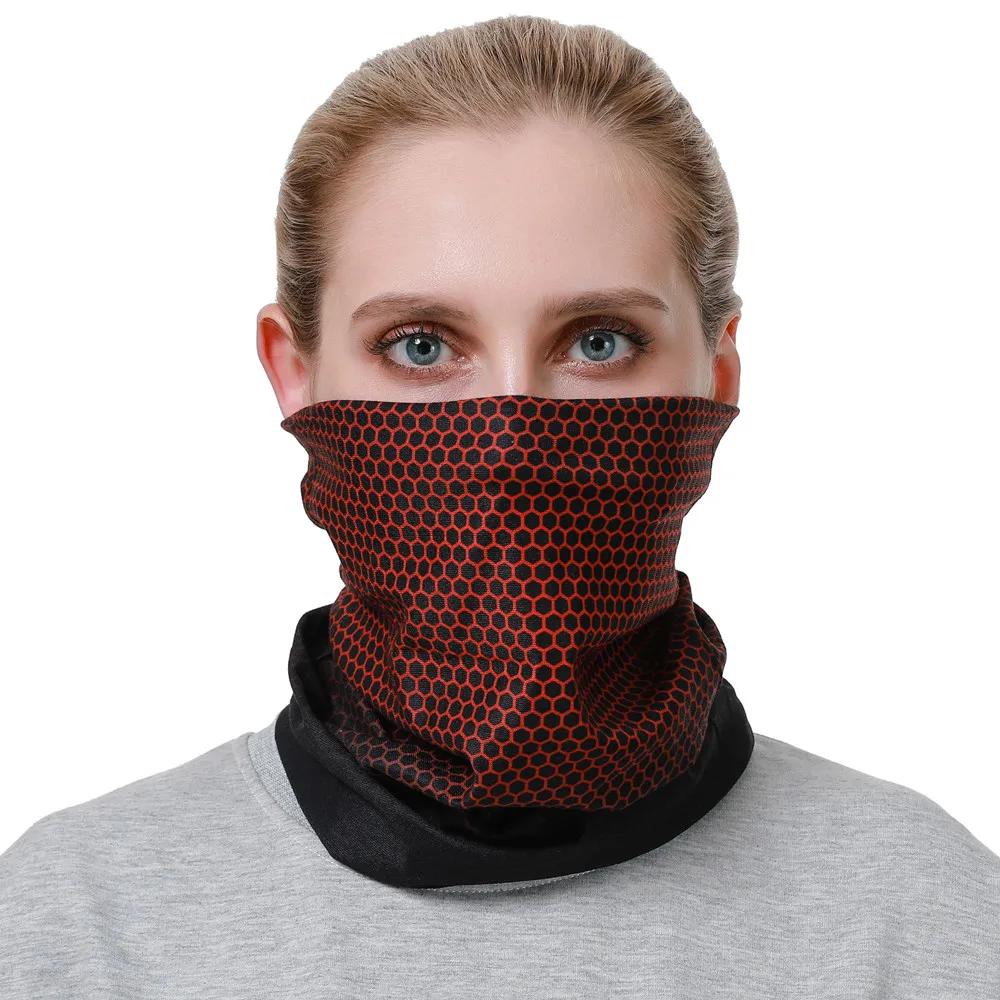 Vielseitiges nahtloses Bandana für Männer und Frauen, Farbverlauf, Sportmaske, Radfahren, Stirnband, Gesichtsschutz, Halstuch, Ciclismo-Sturmhaube – Detail 11