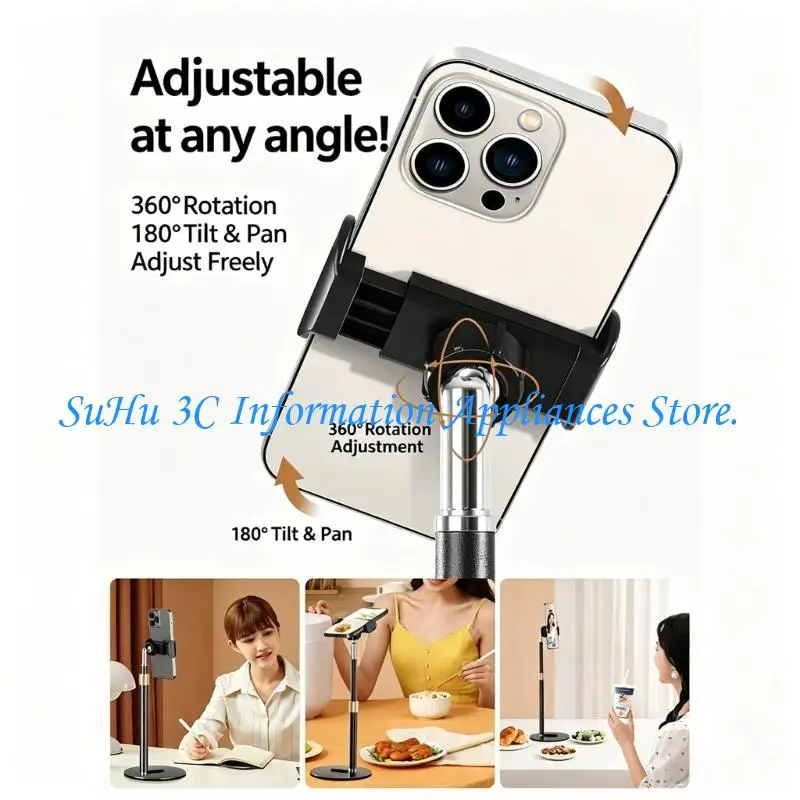  Heavy Duty Alloy Tablets Holder for 4 to 12.9Inch Work Study and Entertainment