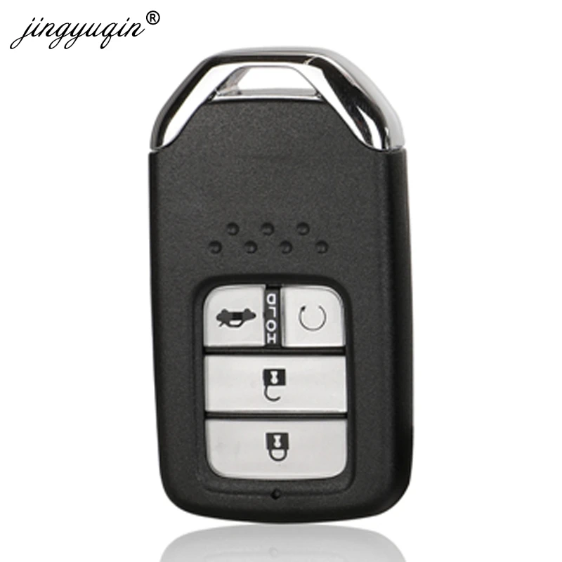 Jingyuqin 2/3/4 BTN llave de coche inteligente remota 434Mhz FSK para Honda Greiz Fit City Jazz XRV Venzel HRV CRV ID47 CHIP