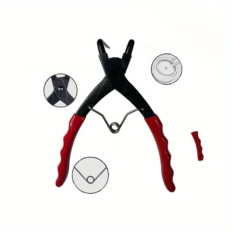 1PC 90 Degrees Bending Pliers Heavy-duty Cylinder Internal Ring Remover Retaining Circlip Pliers for Motorcycles Cars Trucks