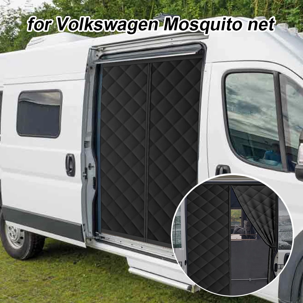 

Caravan Magnetic Thermal Insulated Sliding Door Curtain Insect Mosquito Fly Screen For Fiat Ducato Peugeot Boxer Citroen Relay