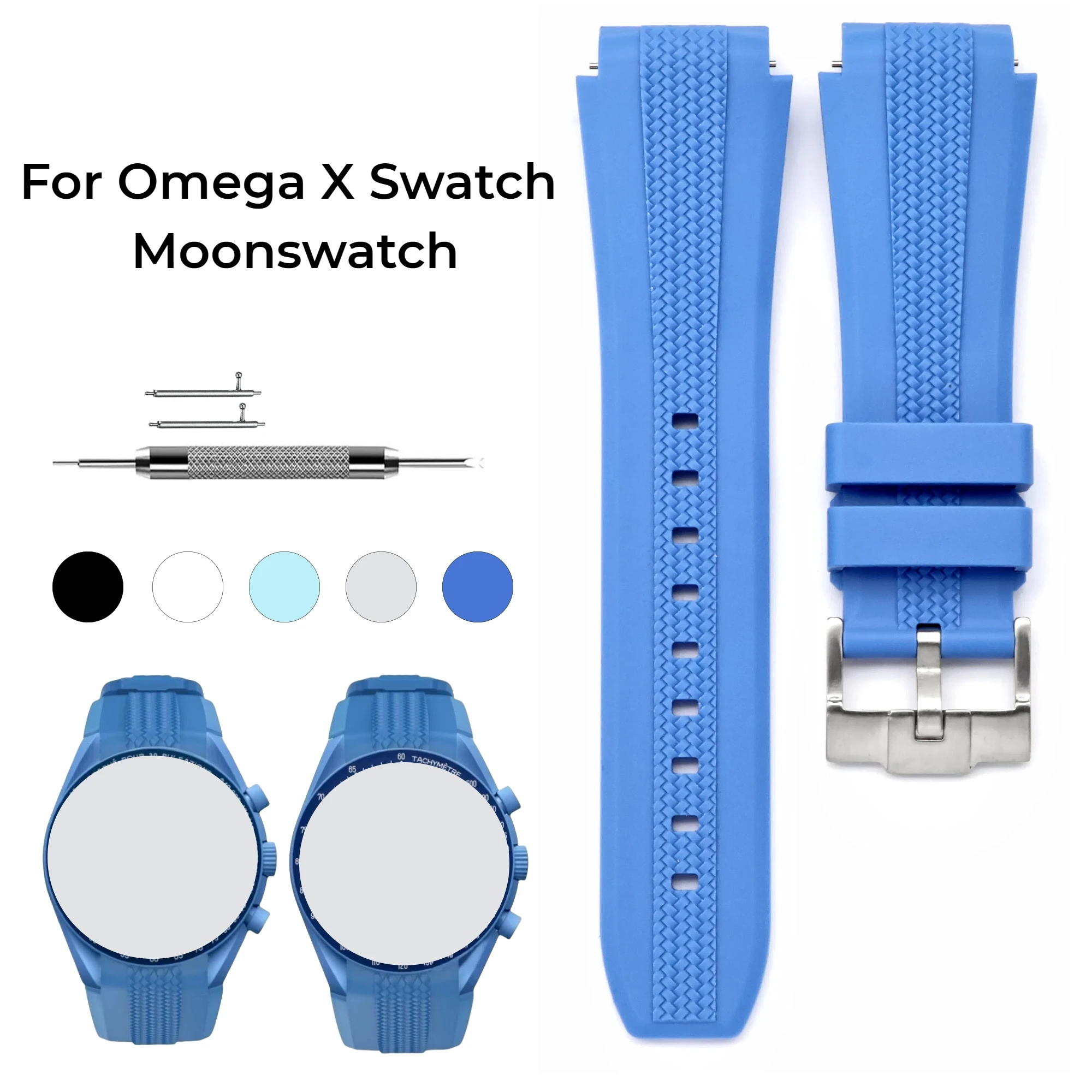 

Для Omega Swatch ремешок для часов спортивный быстросъемный мужской и женский ремешок для жидкого силикона Moonswatch