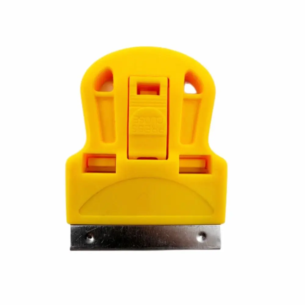 Handy Plastic Scraper Steel Blade One-Sided Car Sticker Remover With Blade Squeegee Glass