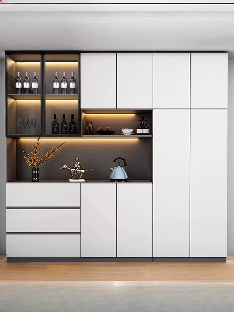 

Advanced Glass Door Wine Cabinet Model Display Case Wine Cabinet Bookcase Collect Armarios Para Sala De Estar Bar Furniture LVWC