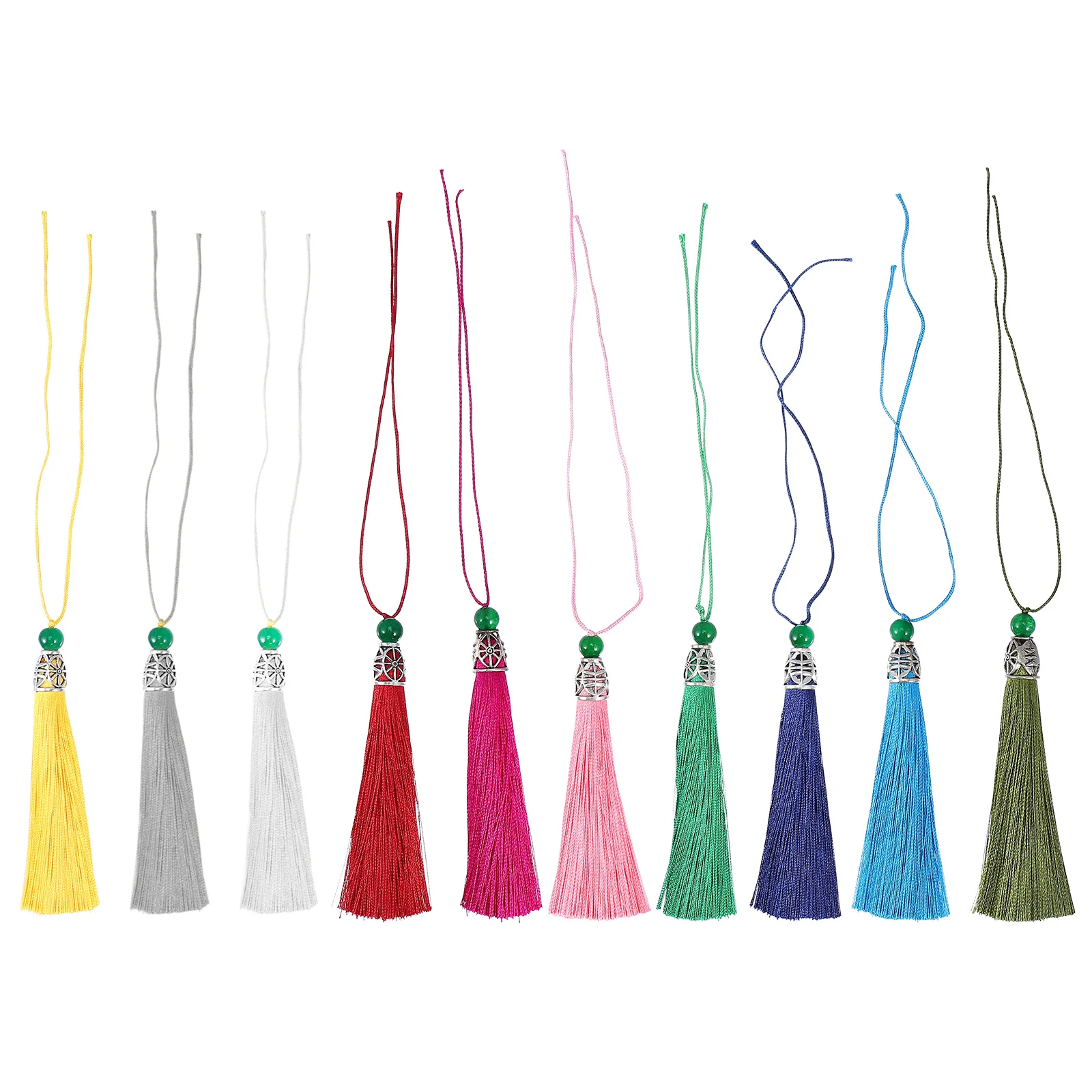 

20Pcs Long Lasting Tassels for Keys Bags Backpacks Festive Gift Ideas Curtain Tassel Key Chain Tassel Jewelry Accessories