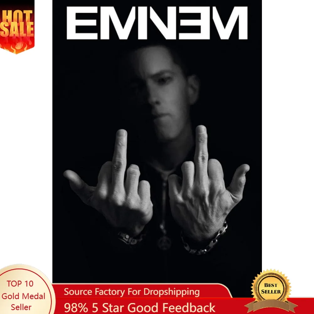 

Eminem Middle Fingers Warm carpet Blanket Custom blankets