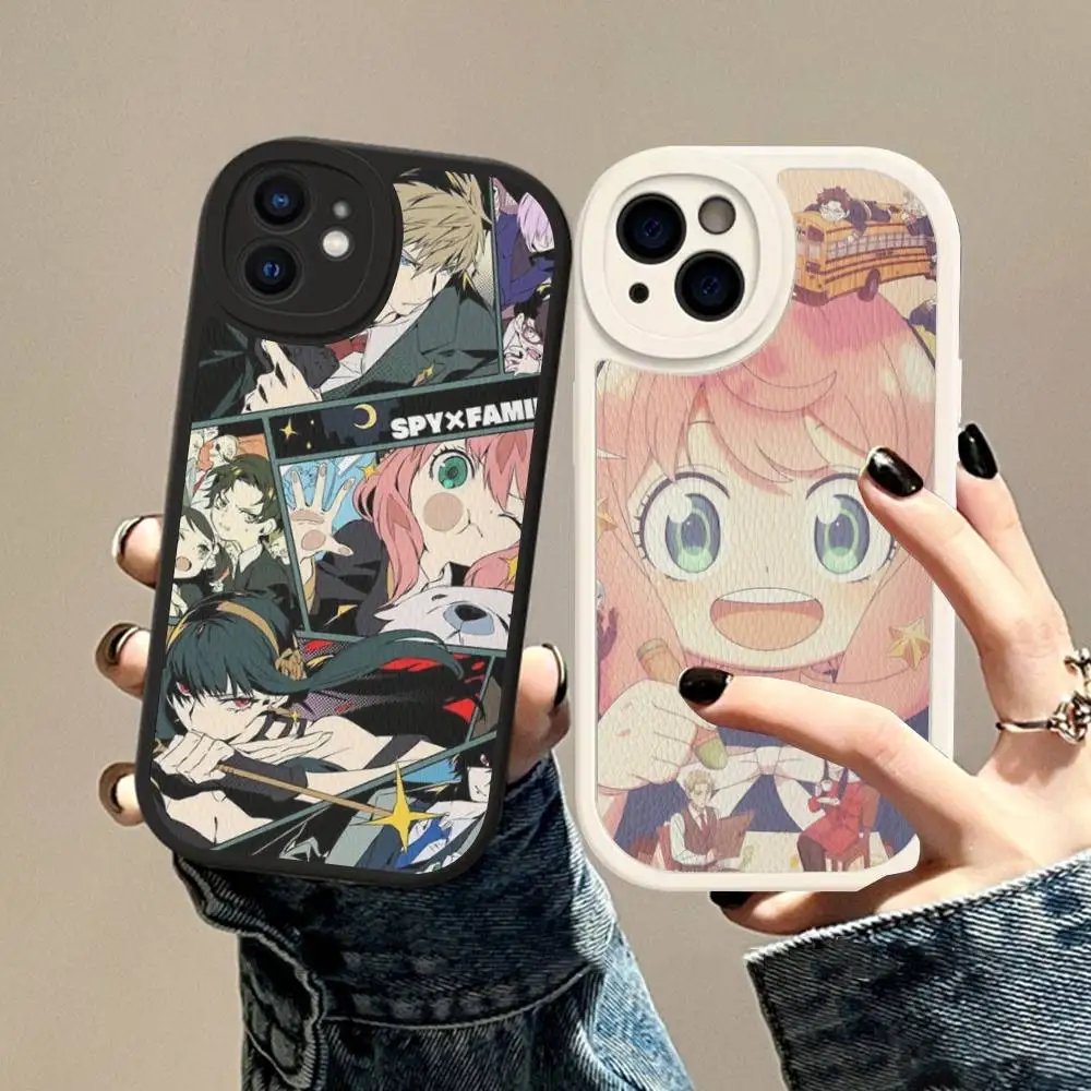 

Classic Anime Spy X Family Phone Case Hard Leather For IPhone 14 13 16 Mini 15 14 11 12 Pro Max Plus Fundas