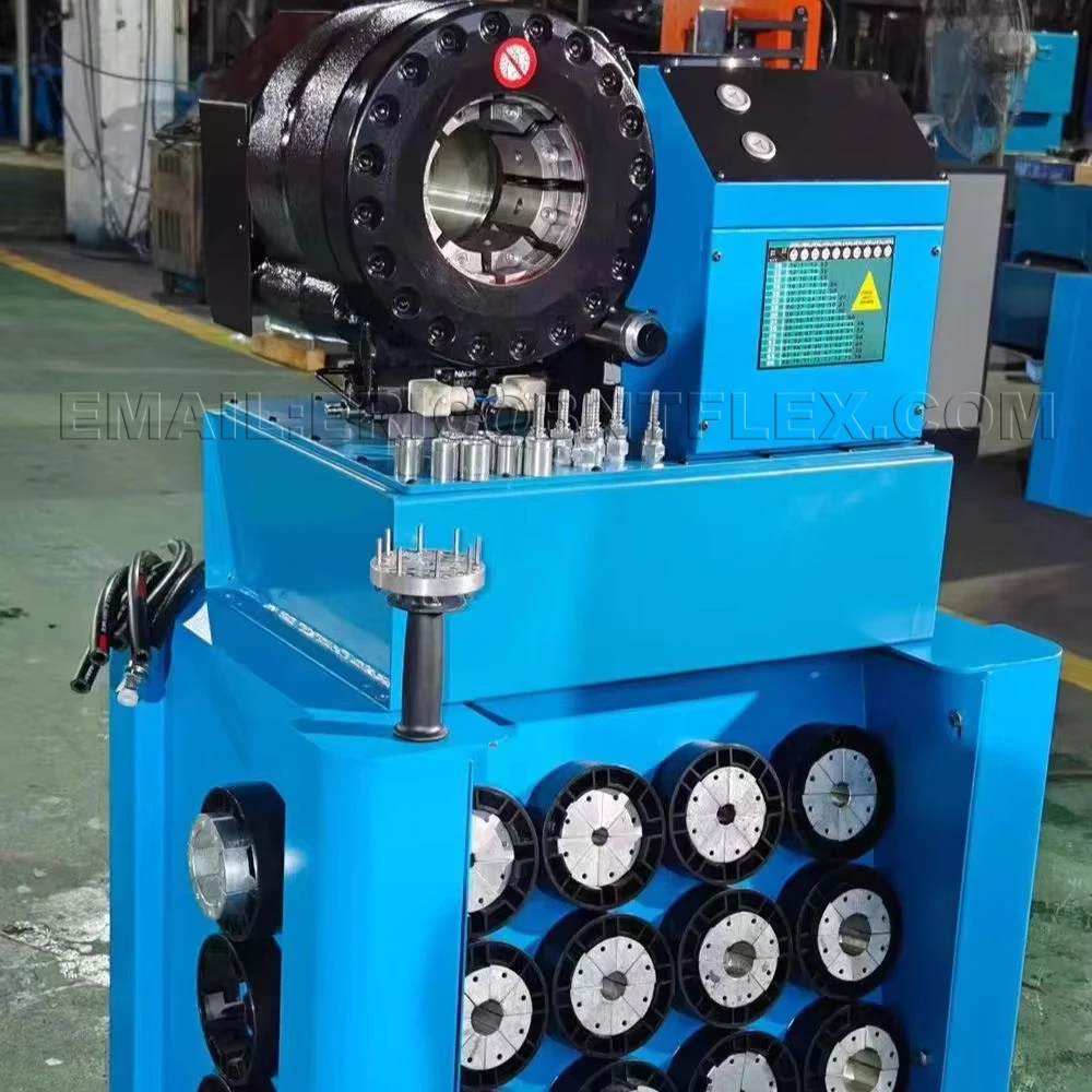 

customized Original Factory BNTP32 2 inch 6WS 4KW 50L hydraulic hose crimper with 13 sets of molds