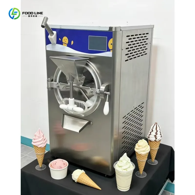 

Итальянская машина для производства мороженого на заказ для элитных кондитерских и сетевых брендов, с поддержкой нескольких напряжений, гарантия 1 год