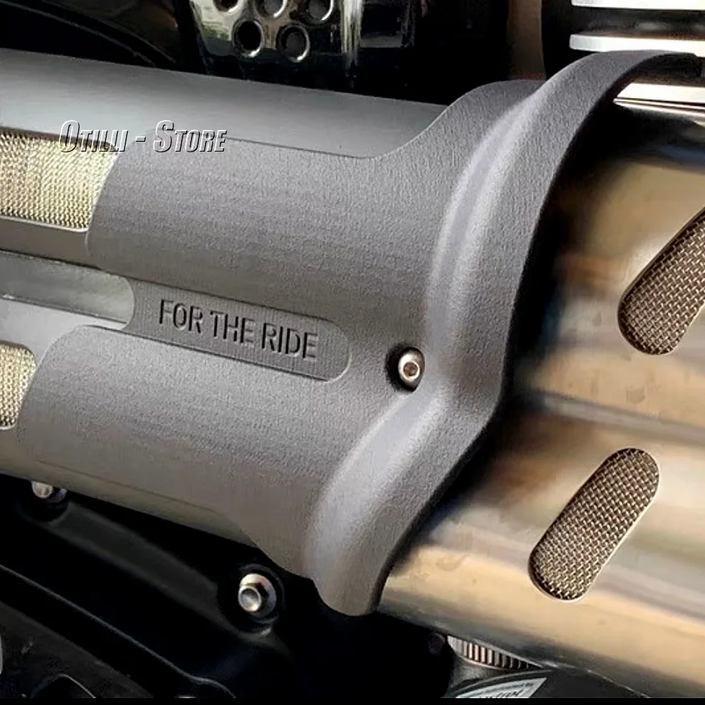 Triumph SCRAMBLER 1200 Motorcycle accessories Exhaust pipe muffler Exhaust heat shield shield protects against scalding